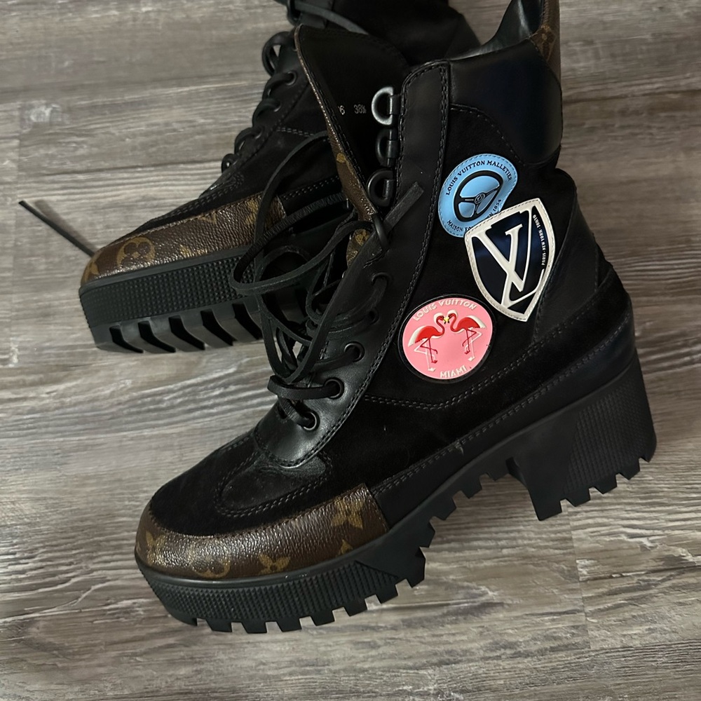 Louis Vuitton Patchwork Desert Boots